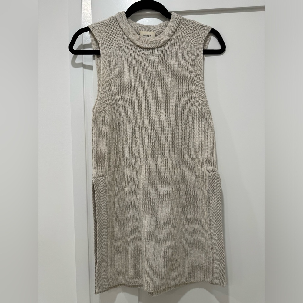 Wilfred Palmier Italian Wool Tunic Sweater